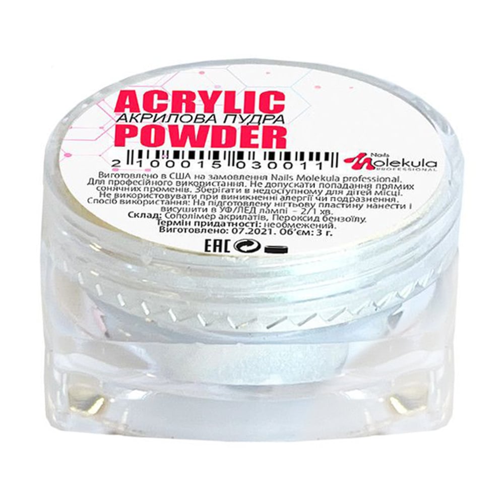 Акрилова пудра для нігтів Nails Molekula Professional Acrylic Powder 14 Кораловий, 3 г